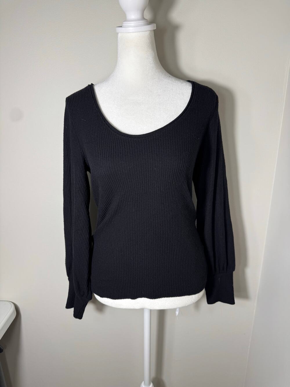 Nation LTD Womens Long Sleeve Pullover Sweater Black Size S